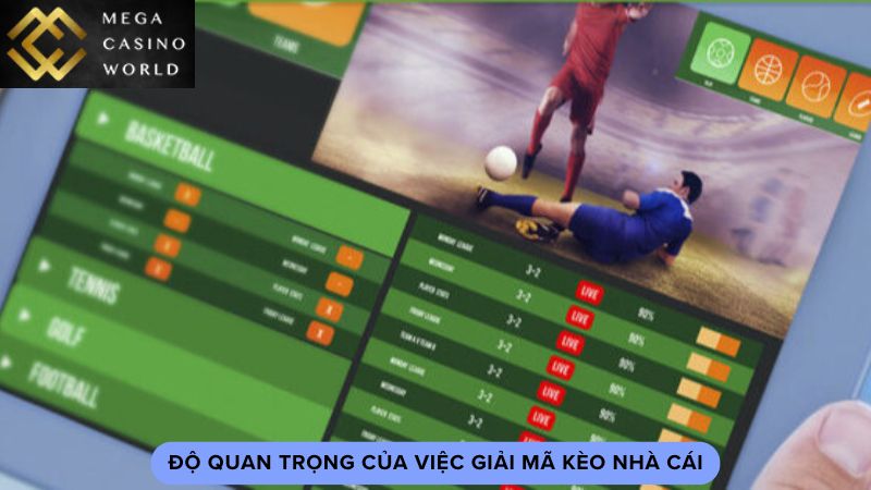 Độ quan trọng của việc giải mã kèo nhà cái