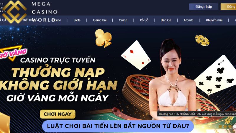 Luật chơi bài tiến lên bắt nguồn từ đâu?